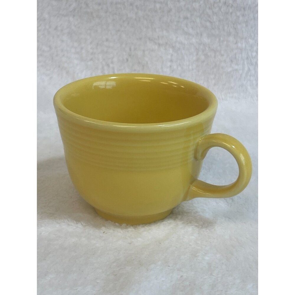 Fiesta Homer Laughlin China‎ Co. Sunflower Yellow Coffee Cup Lead Free